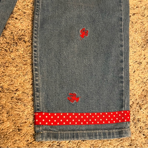 Quacker Factory Vintage Lobster Jeans Size 8 - Picture 6 of 10